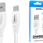 Advanced Accessories 1 Metre Type C to USB Cable- White