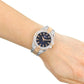 Seksy Womens Intense Watch 2 tone with blue face 2140