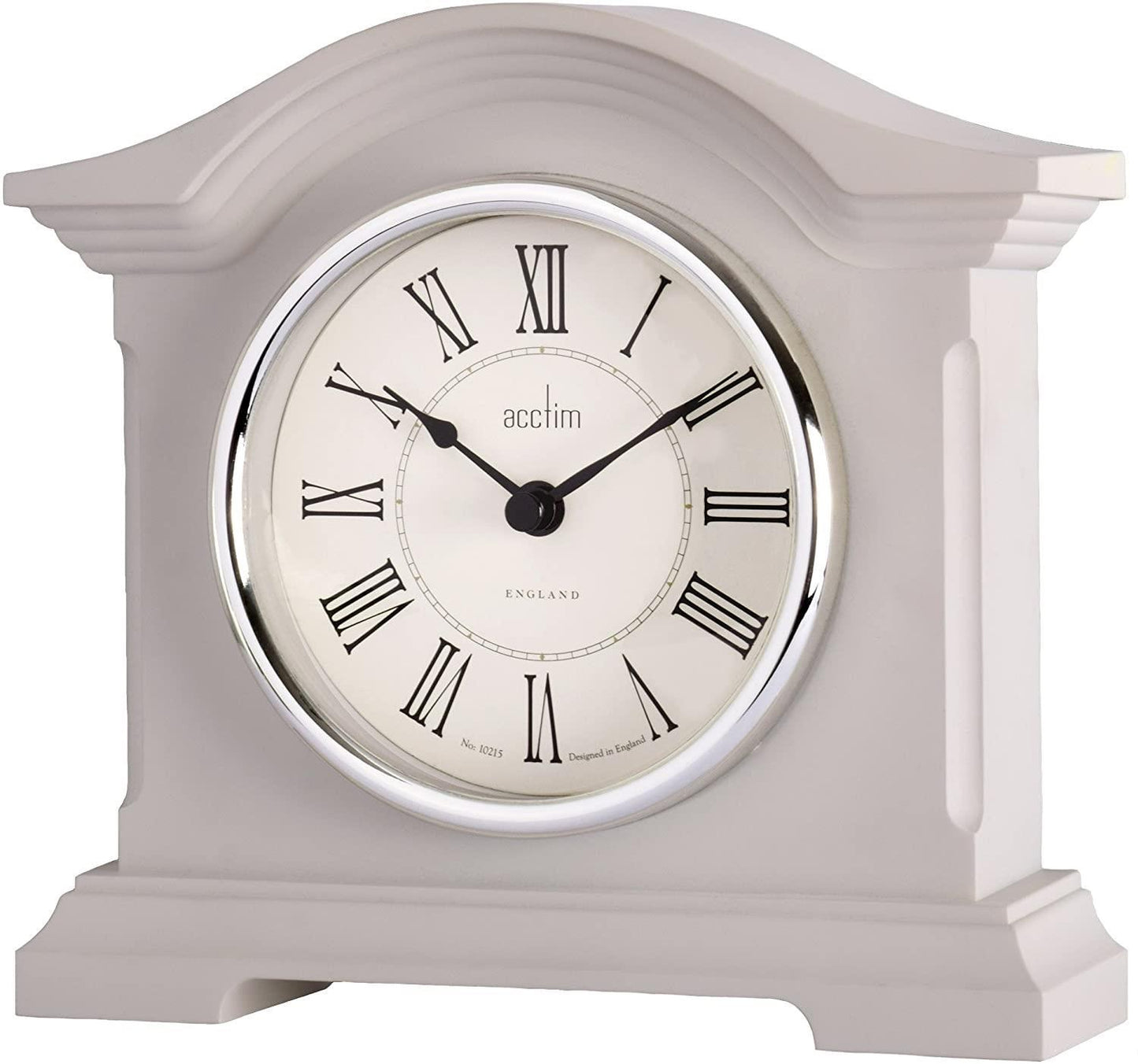 Acctim 33796 Cliffburn Mantel Clock in Taupe