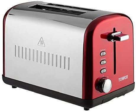 Tower Infinity Kettle Toaster Set Red