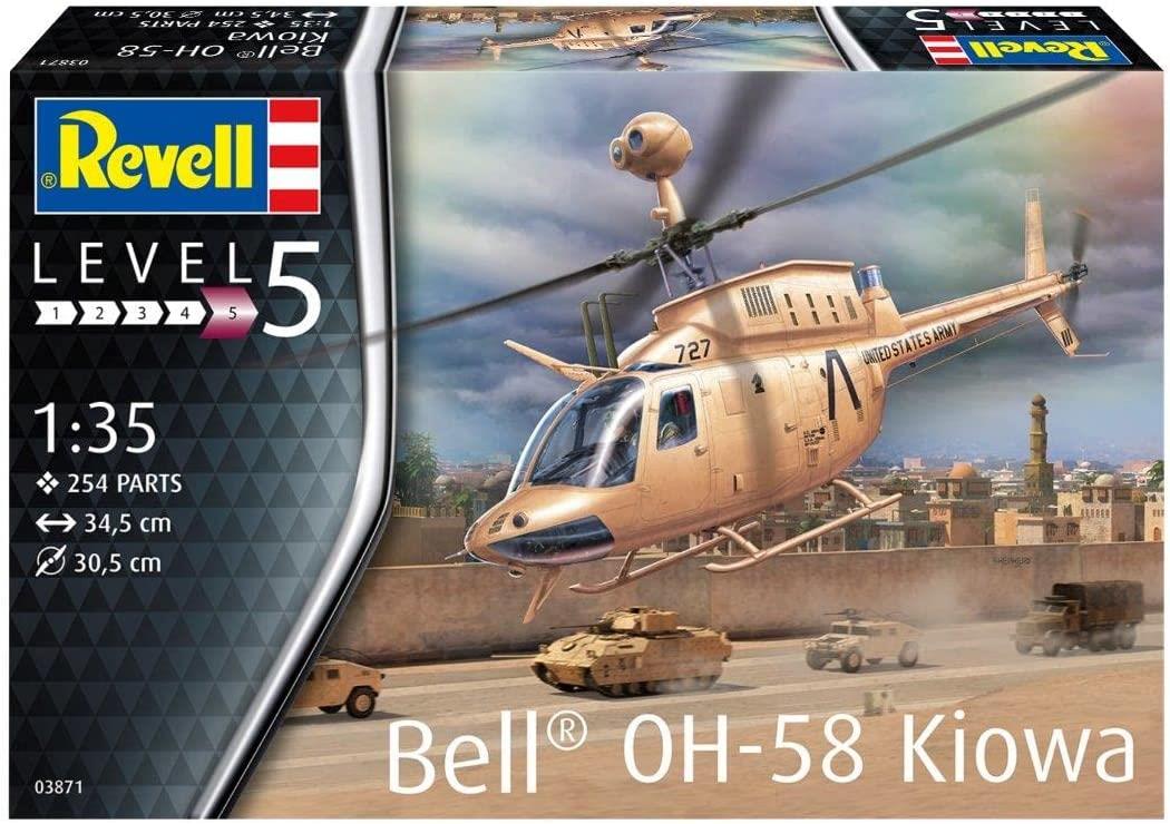 Revell Model Kit Bell OH-58 Kiowa Helicopter