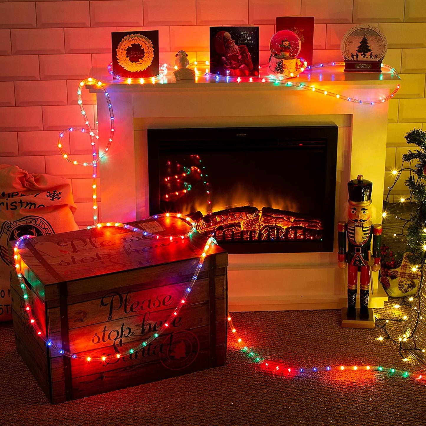 Christmas Workshop 6 Meter Multi-Colour Rope Light- 75620