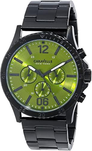 Caravelle New York Mens Stainless Steel Chronograph Bracelet Watch 45a107