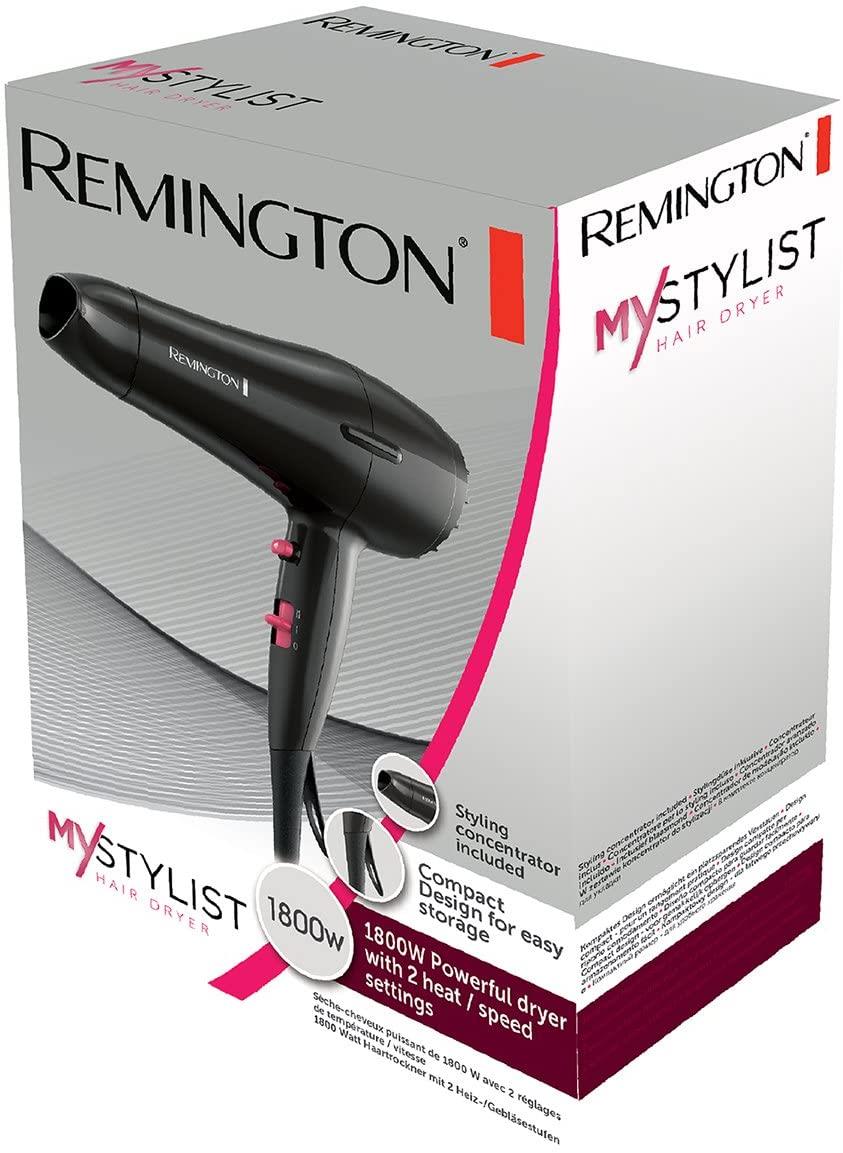 Remington Hair Dryer with 1800 W Power From Mystylist