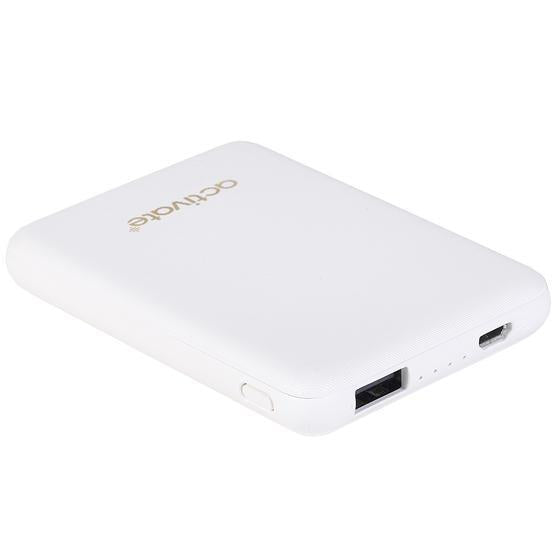 Activate Portable Charger Power Bank, 10000 mAh - White