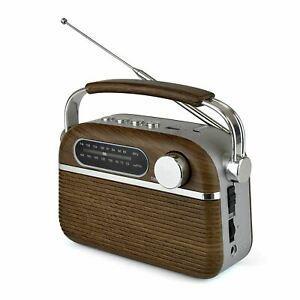 Lloytron Bluetooth Rechargeable Radio Vintage- N6403WD