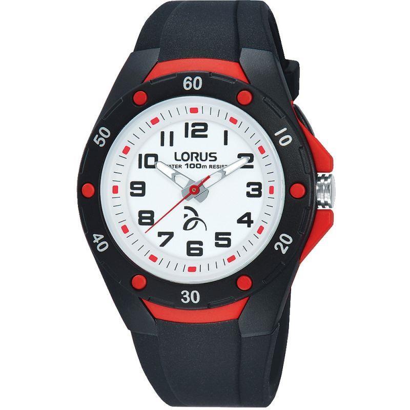 Lorus Boys Analogue Dial Rubber Strap Watch R2363LX9