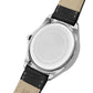 Accurist Mens Day/date Black Dial With Leather Strap Watch 7333