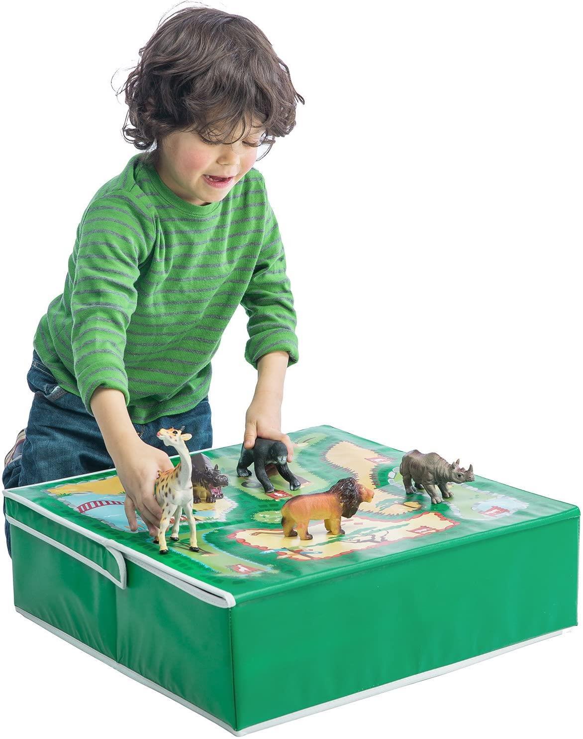 Fun2Give Pop-It-Up  Zoo Table with Toy Storage Playhouse