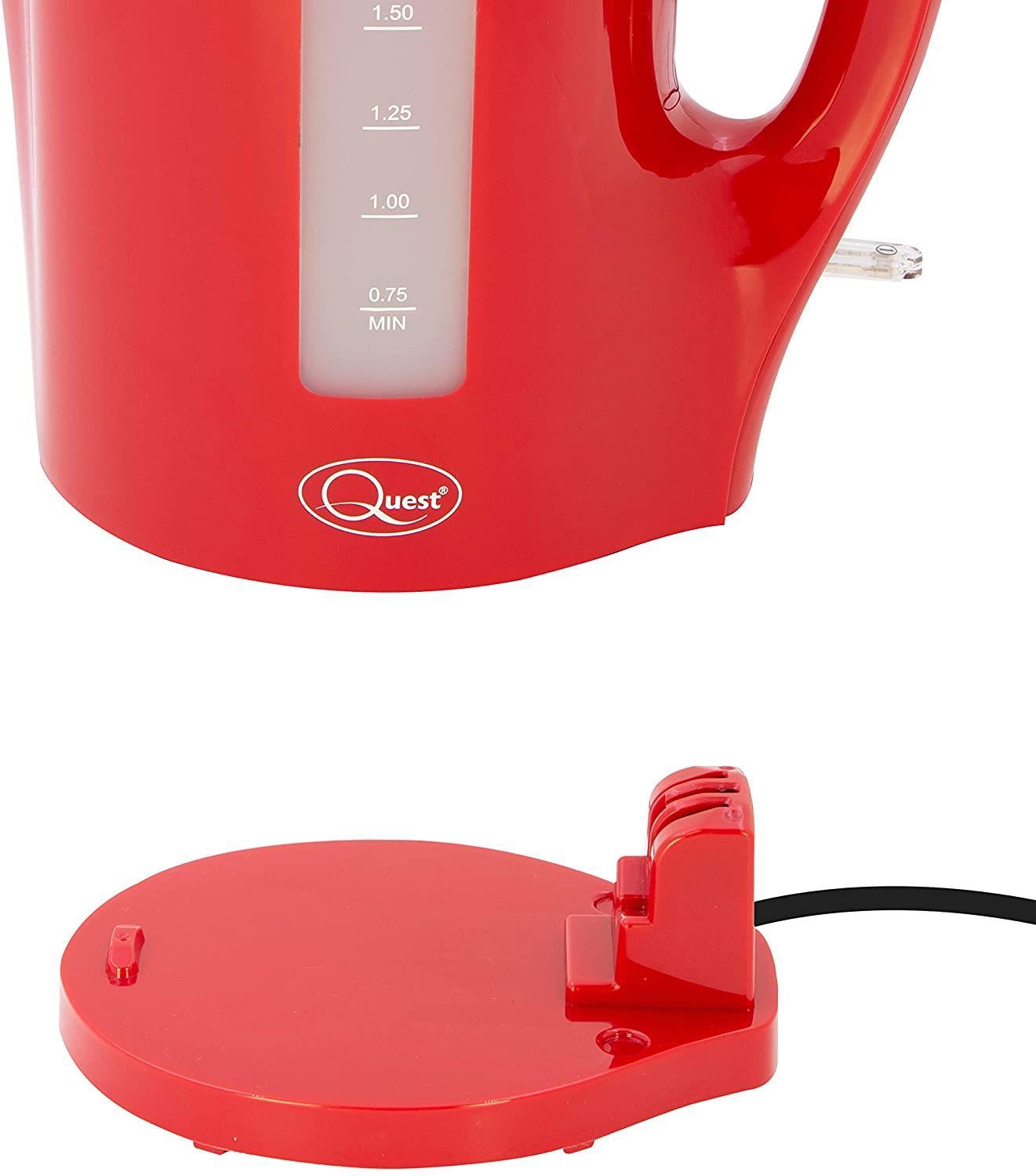 Quest 1.7L Jug Kettle  - Red 35429