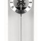 A8041 TWINS SKELETON MOVEMENT PENDULUM WALL CLOCK IN BLACK
