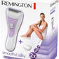 Remington Wet and Dry Lady Shaver Battery Operated Electric Razor White and Lilac WSF5060