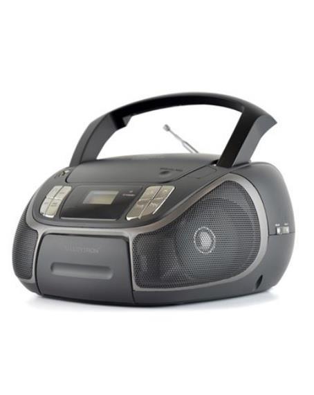 Lloytron Portable Stereo CD Radio with Bluetooth - Black N8204BK