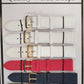 Leather Extra Long Watch Straps Pk6 Assorted colours 1055C Available Sizes 12mm - 22mm