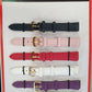 Leather Extra Long Watch Straps Pk6 Assorted colours 1055C Available Sizes 12mm - 22mm