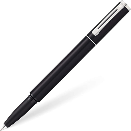 Sheaffer E1920551 Pop Rollerball Pen Medium Tip BLACK with Chrome Trim Black Ink