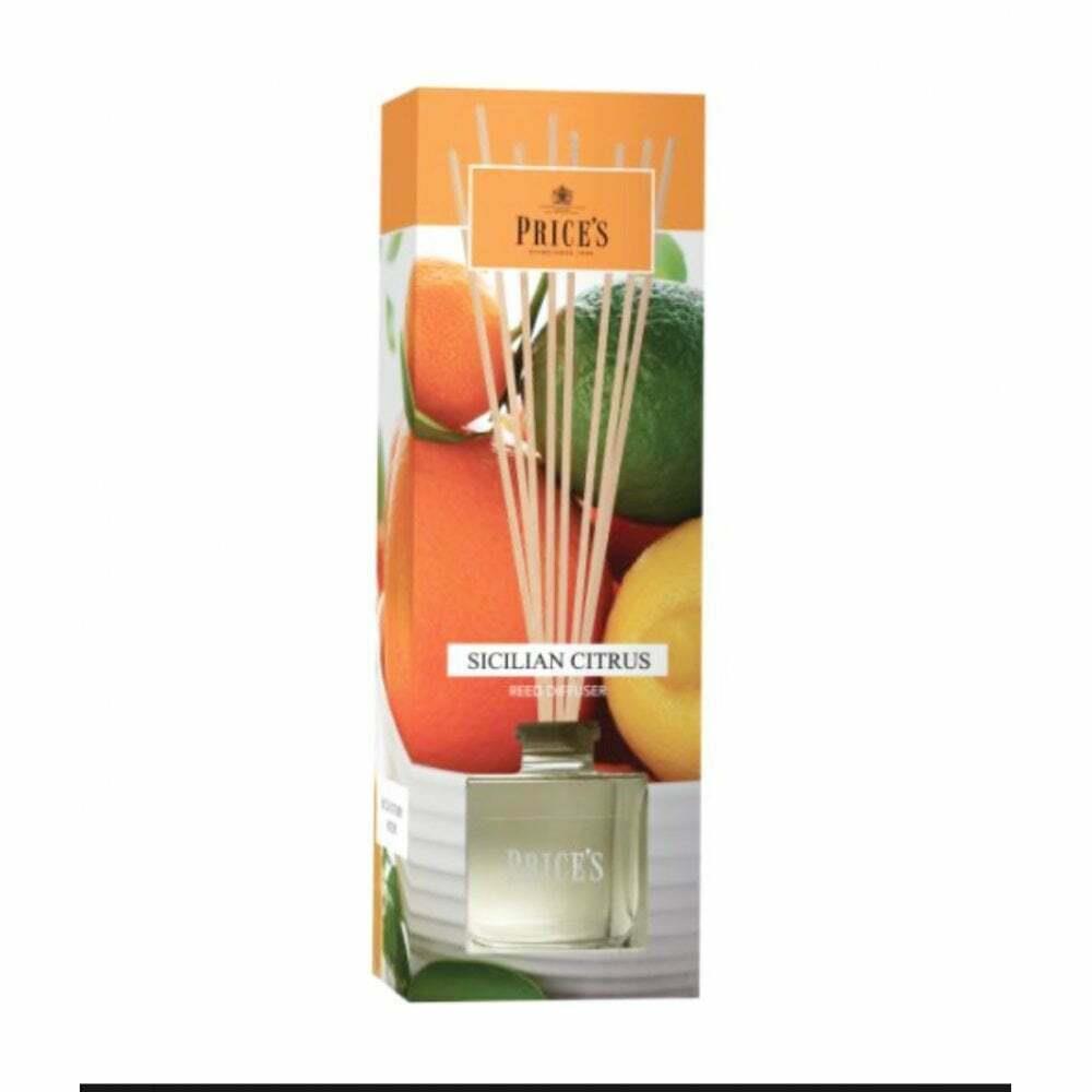 Price's Candles Fragrance Collection Sicilian Citrus Reed Diffuser - PRD010462