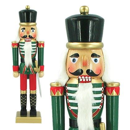 Christmas Workshop 50cm Wooden Nutcracker (Carton of 12)