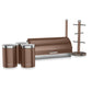 Morphy Richards Accents 6 Piece Storage Set, Copper - Breadbin Canister TowelPole Mugtree