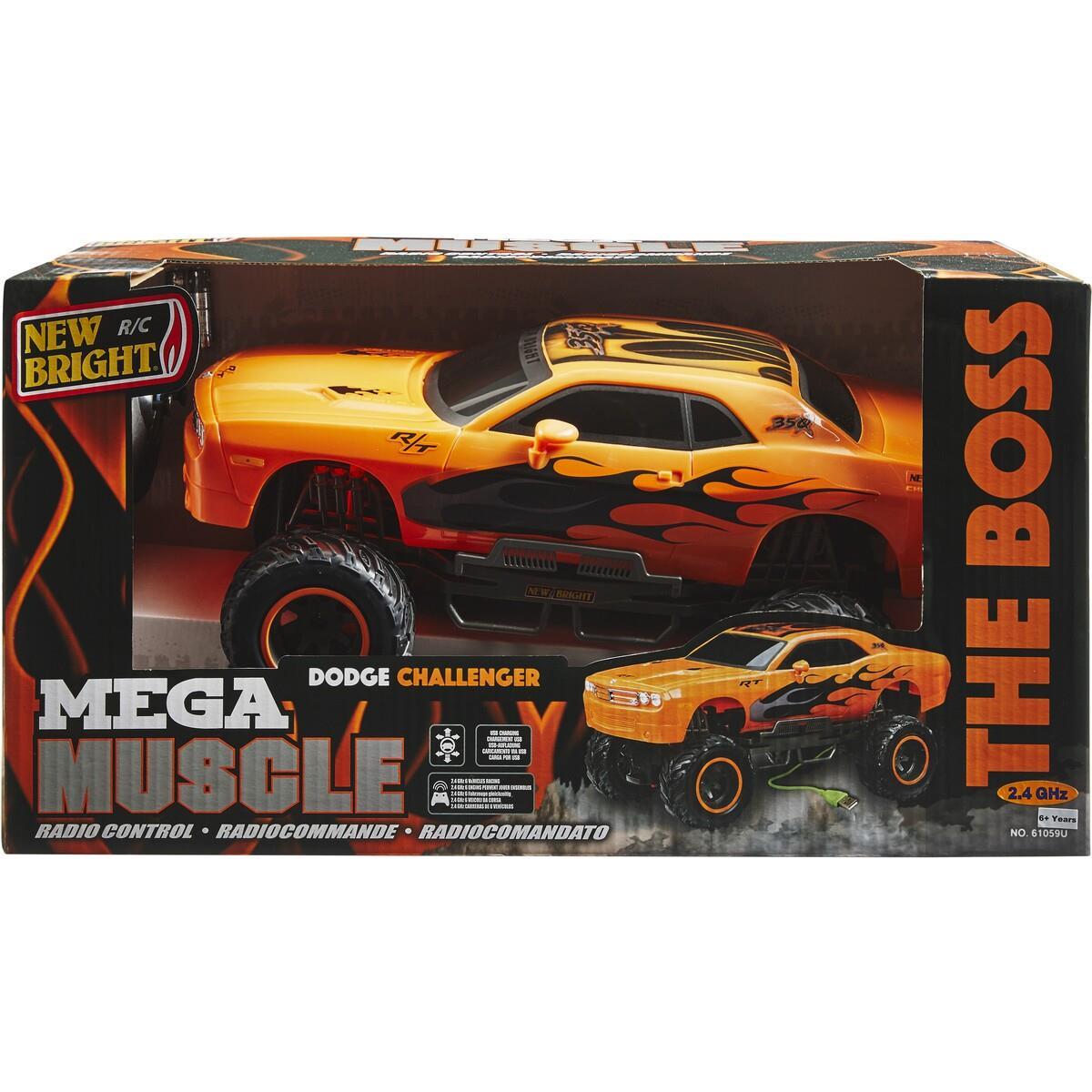 Mega Muscle 1:10 Scale Radio Controlled Dodge Challenger Car