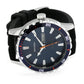 Sekonda Mens Day/date Blue Dial With Black Rubber Strap Watch 1350