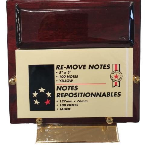 Miniature Desk Notepad holder Gift Set Solid wood IMP205
