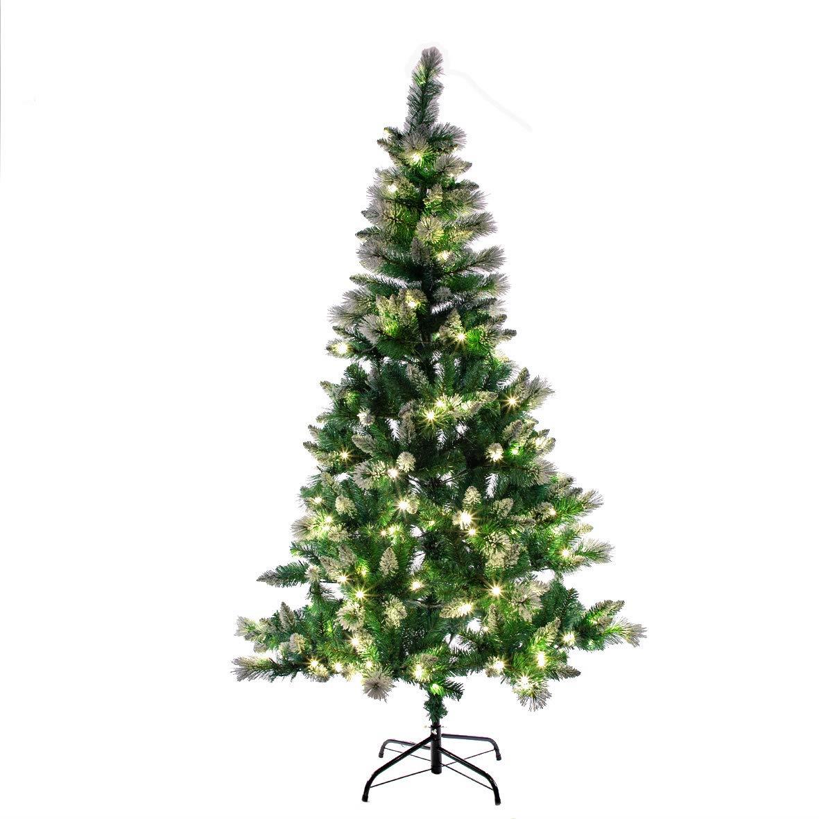 Christmas Workshop 6ft Pre-Lit Snow Tipped Christmas Tree- 70809