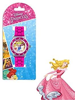 Disney Princess Girls' Time Teacher Quartz Watch with Rubber Strap – PN1078