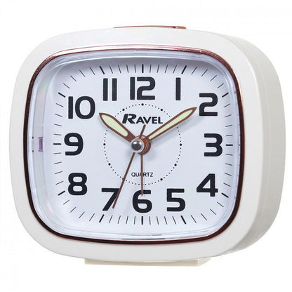 Ravel Rose Gold Tone Rimmed Quartz Alarm Clock RC023