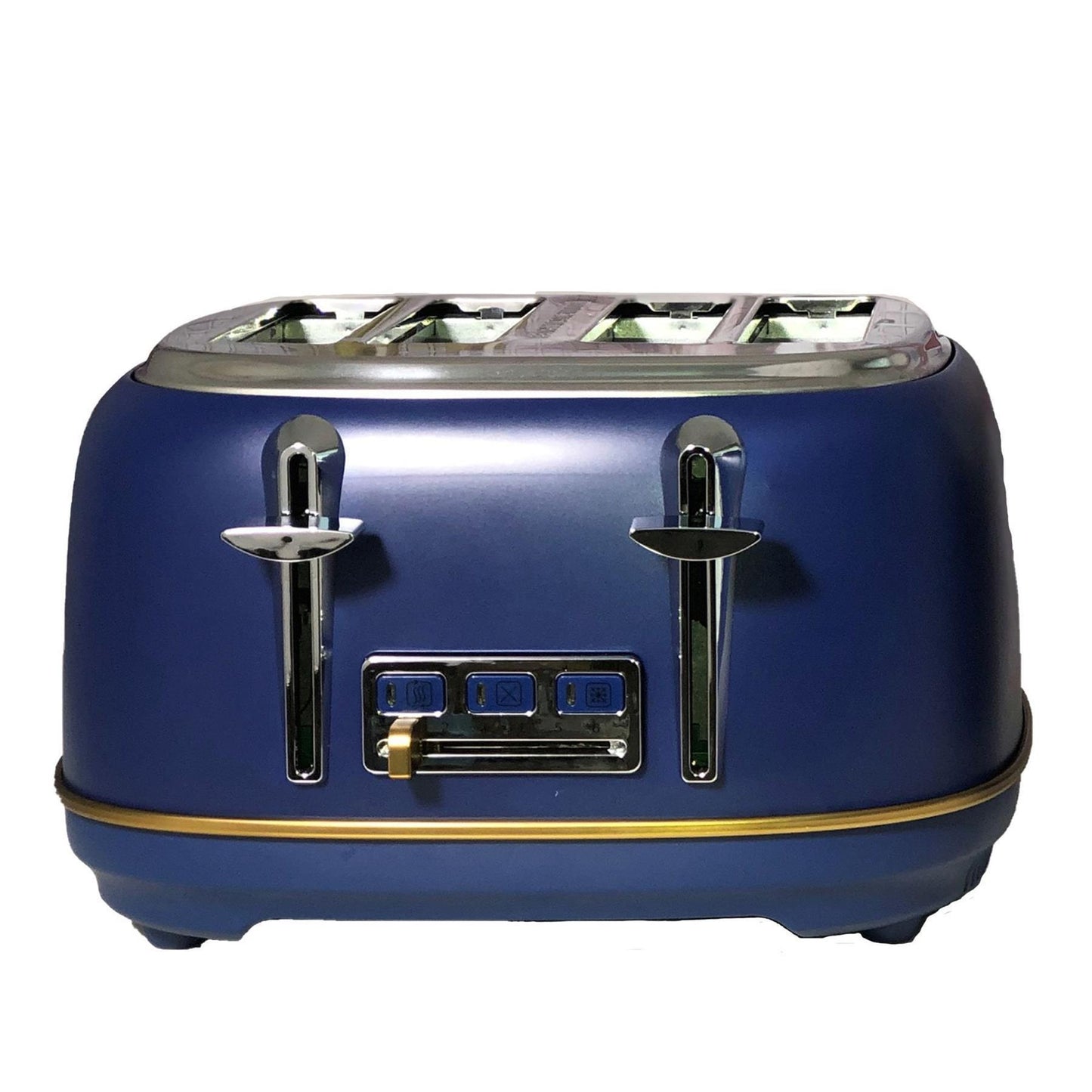 Daewoo Astoria 1.7L Kettle & 4 Slice Toaster Navy Blue Combo Set