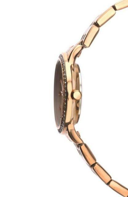 Sekonda Ladies Rose Gold Plated Champagne Dial Bracelet Watch 2391