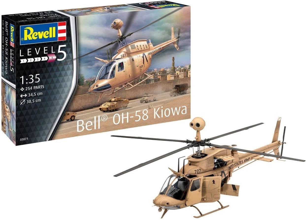 Revell Model Kit Bell OH-58 Kiowa Helicopter