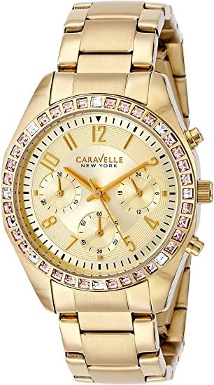 Caravelle New York Bulova Ladies 44l151 Analog Display Watch