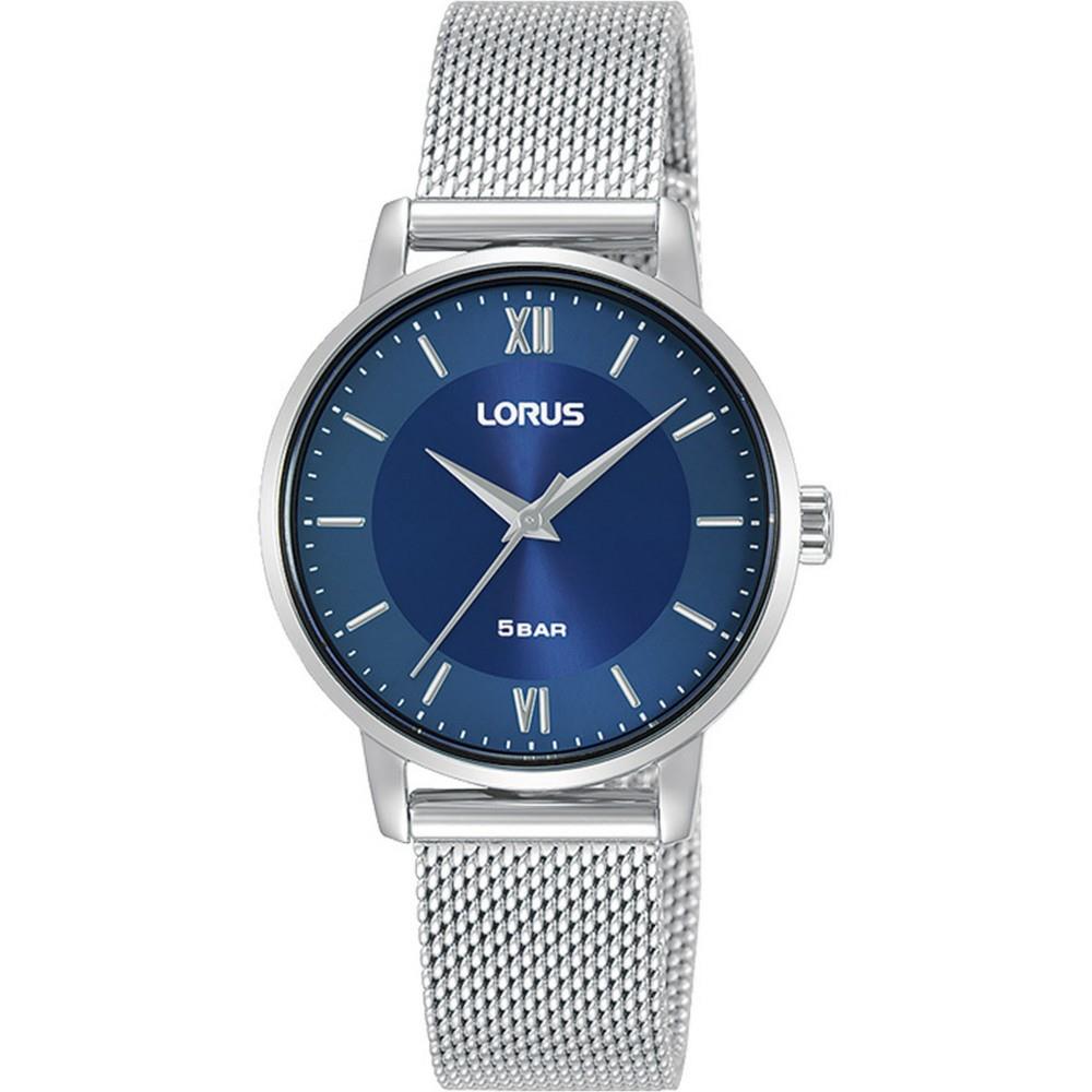 Lorus Ladies Blue Dial Stainless Steel Mesh Bracelet Rg279tx9