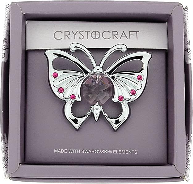 Crystocraft Byutterfly Ornament Swarovski Crystal Elements