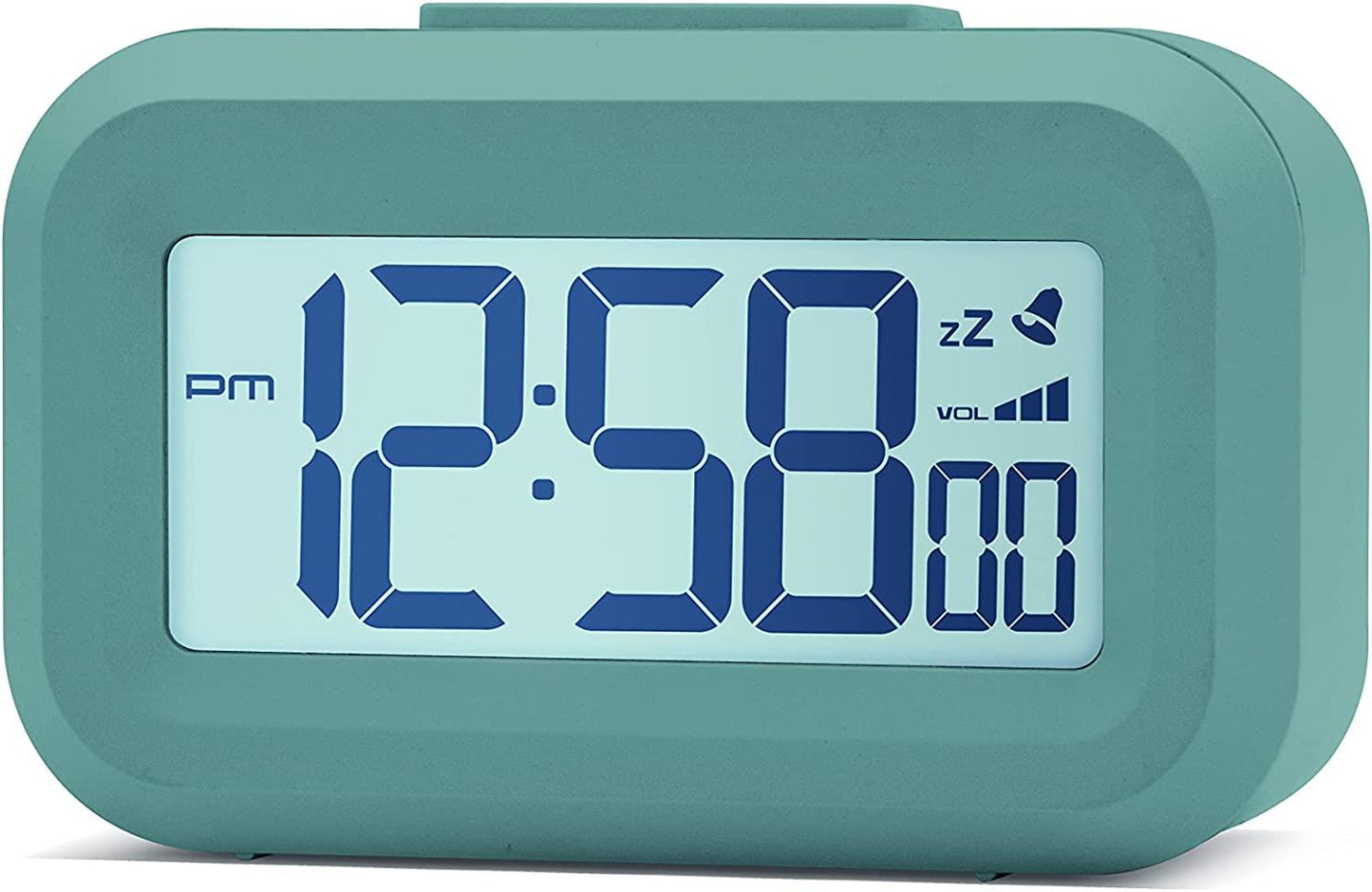 ACCTIM 'Kitto' LCD Digital Alarm Clock 9cm 1623 Available Multiple Colour