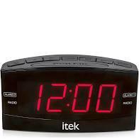 itek Senior Big Button Clock Radio