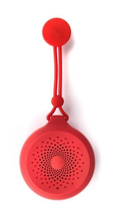 Intempo Bluetooth Shower Speaker - Red