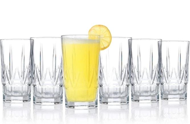 RCR Chic Luxion Set of 6 520ml Highball Tumbler Glasses