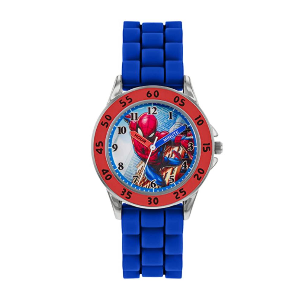 Disney Spiderman Boy's Analogue Analog Quartz Watch with Silicone Strap SPD9048