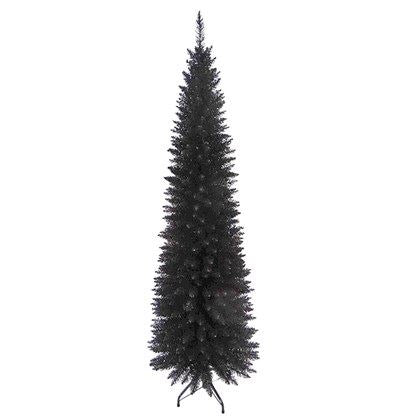 Christmas Workshop 6FT Black Slim Line Tree (Carton of 1)