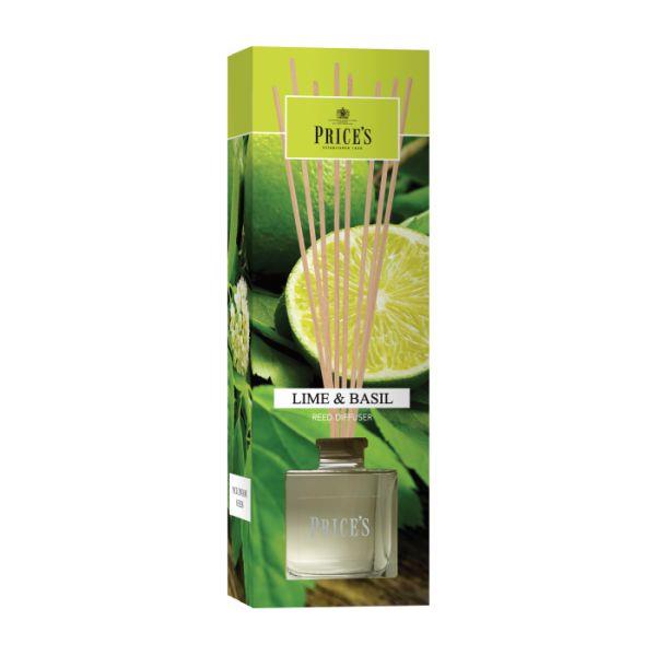 Price's Candles Fragrance Collection Reed Diffuser –  Lime & Basil PRD010490