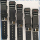 2004 5Pk Black Pu Watch Straps Available Sizes 18mm to 22mm