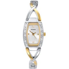 Sekonda Ladies Two-tone Silver Dial With Metal Bracelet Watch 4605