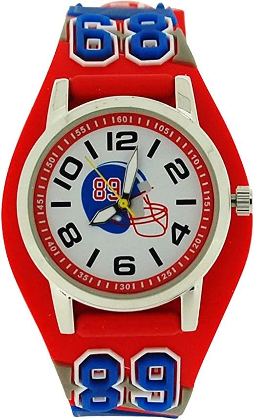 Ravel Childrens Boys/Girls White dial with American soccer helmet motif Watch R1521.10