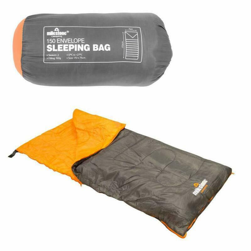 Envelope Sleeping Bag - Single - 2 Seasons 170 x 75cm 26700