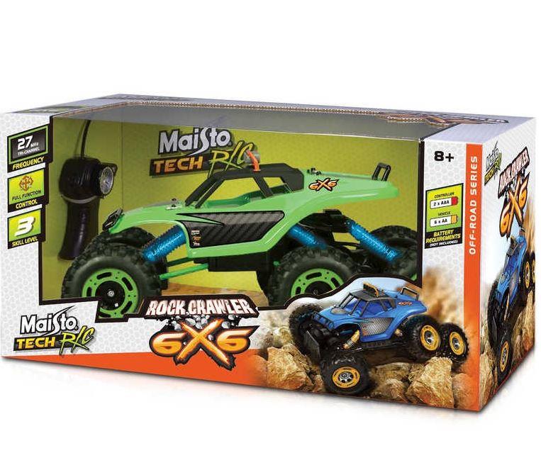 Maisto RC 6X6 Rock Crawler Green/Black - 81158