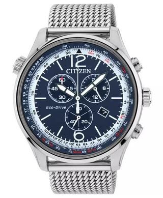 Citizen Eco-Drive Men's Chronograph Stainless Steel Watch AT0361-81L