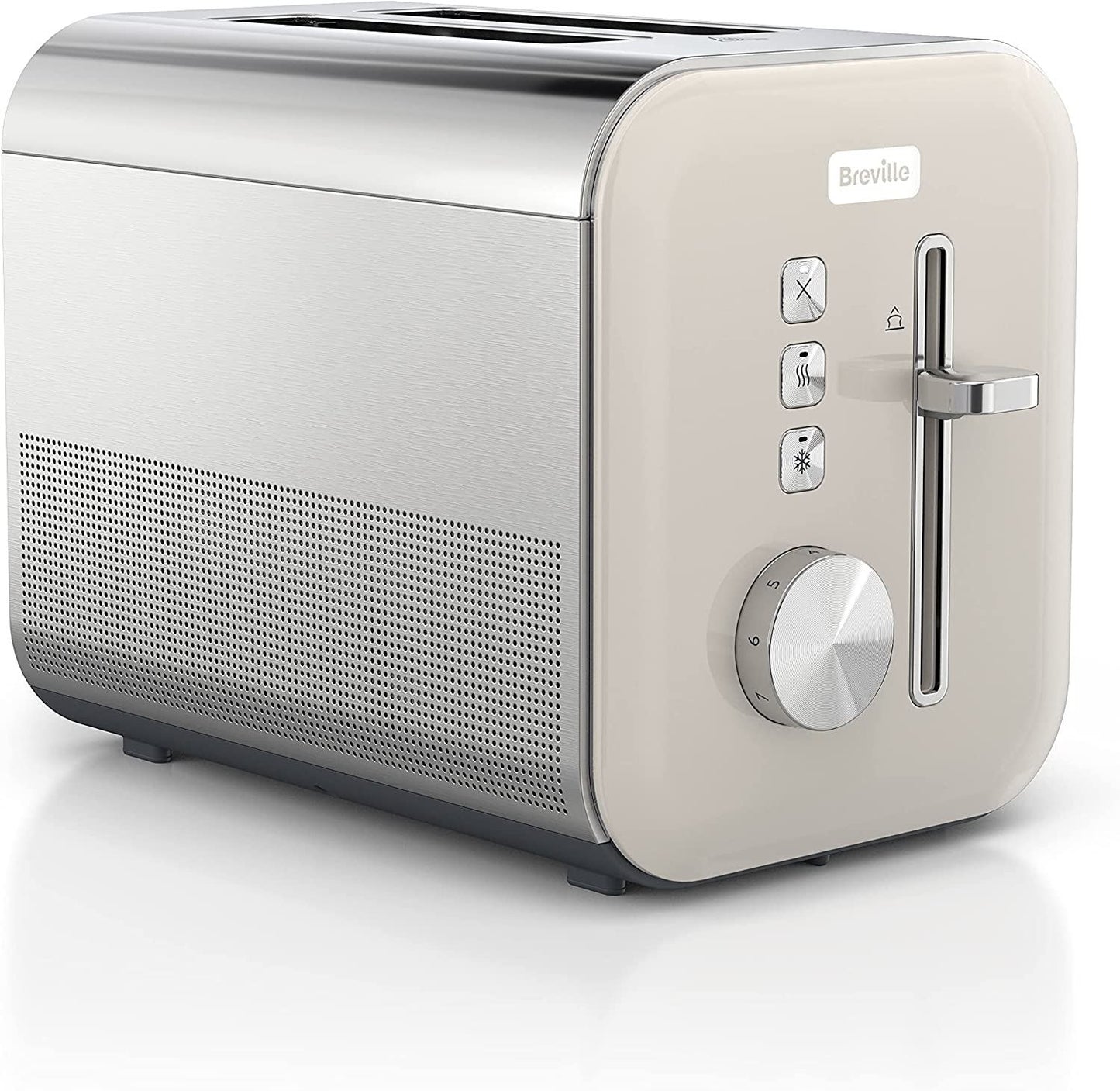 Breville High Gloss Collection Cream 2 Slice Toaster 750w (Refurbished)