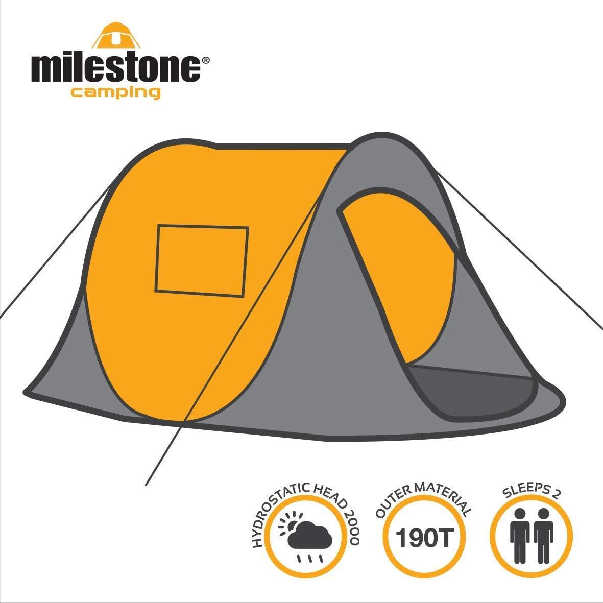 Milestone Brand Waterproof Festival Pop Up Tent